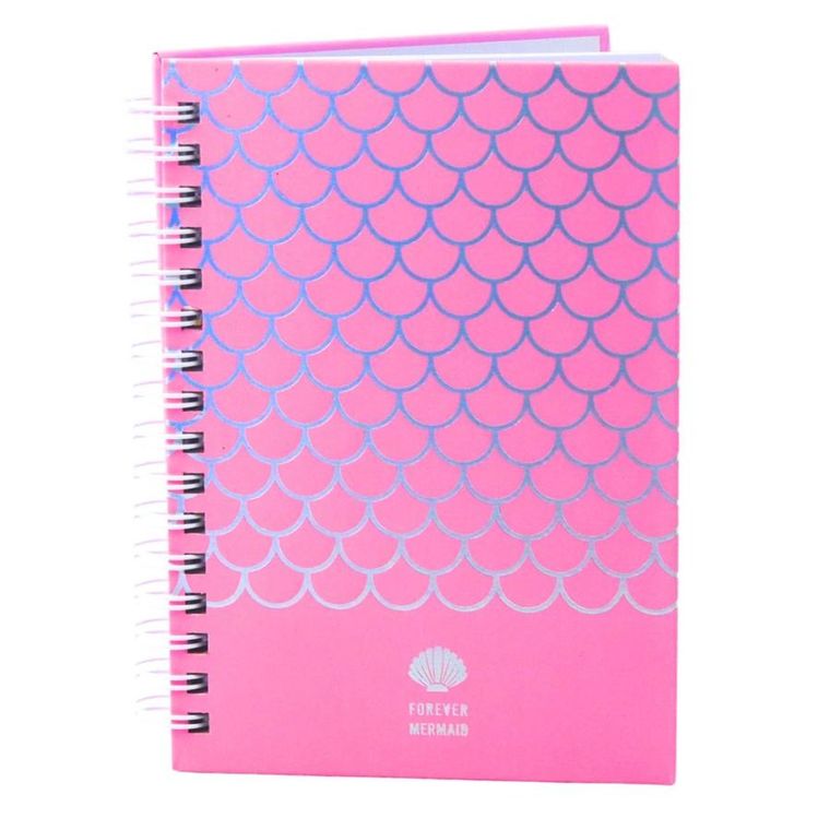 Lean Toys, notatnik A6, 80 kartek, linia, Łuski, 1 szt.