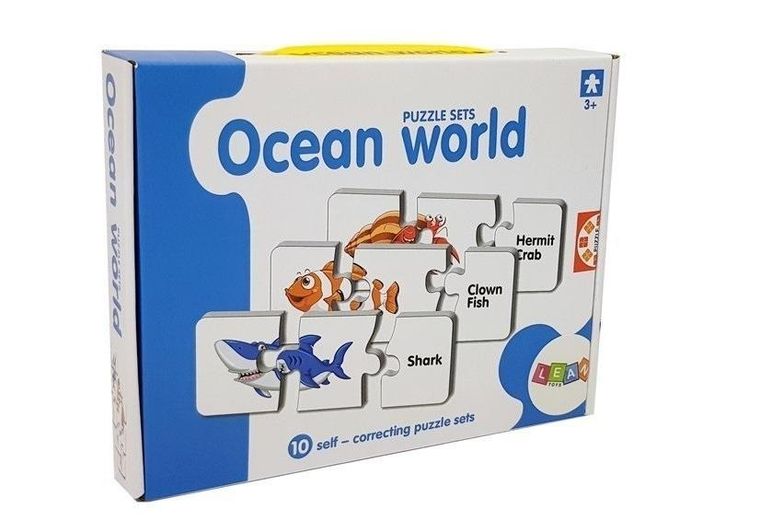 Lean Toys, ocean, puzzle edukacyjne, 10 elementów