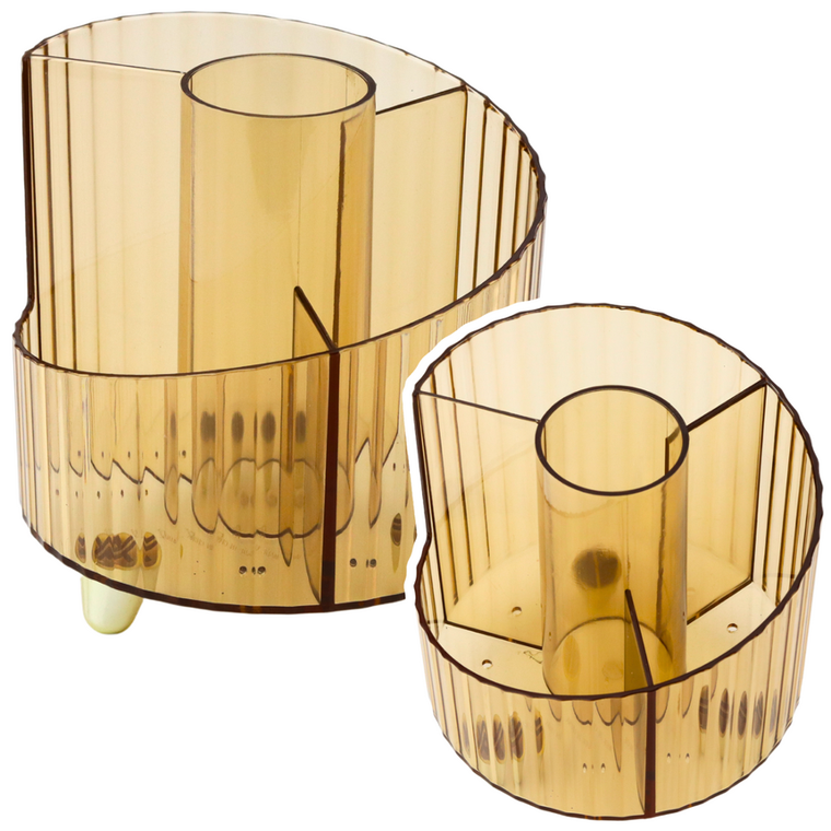 Lean Toys, organizer na przybory szkolne żółty