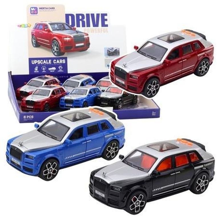 Lean Toys, osobówka z napędem i otwieranymi drzwiami, 1 szt.