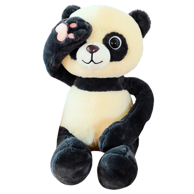 Lean Toys, panda z magnesami, maskotka, 23 cm