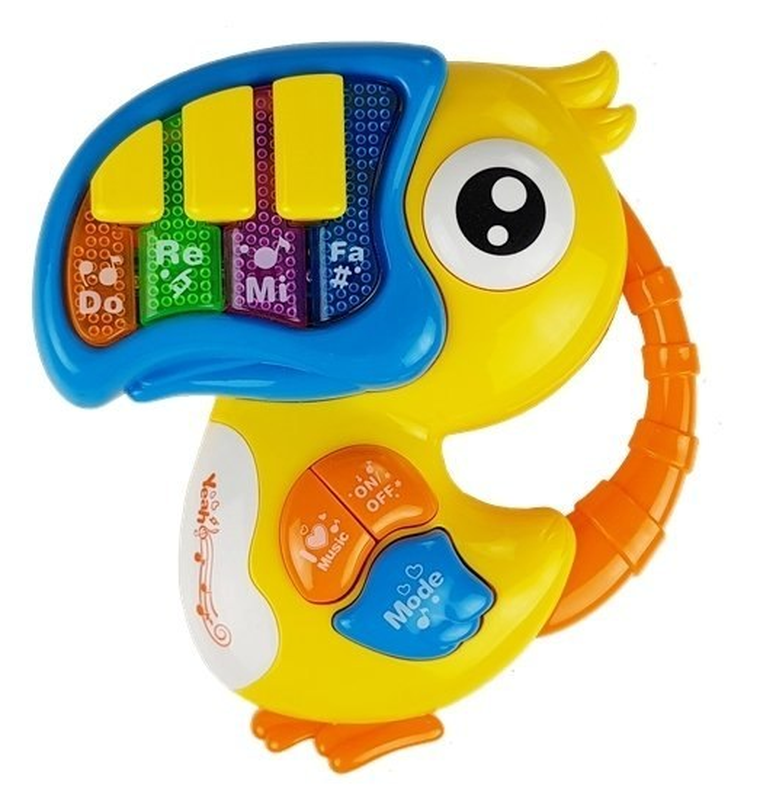 Lean Toys, Papuga, pianinko, żółte