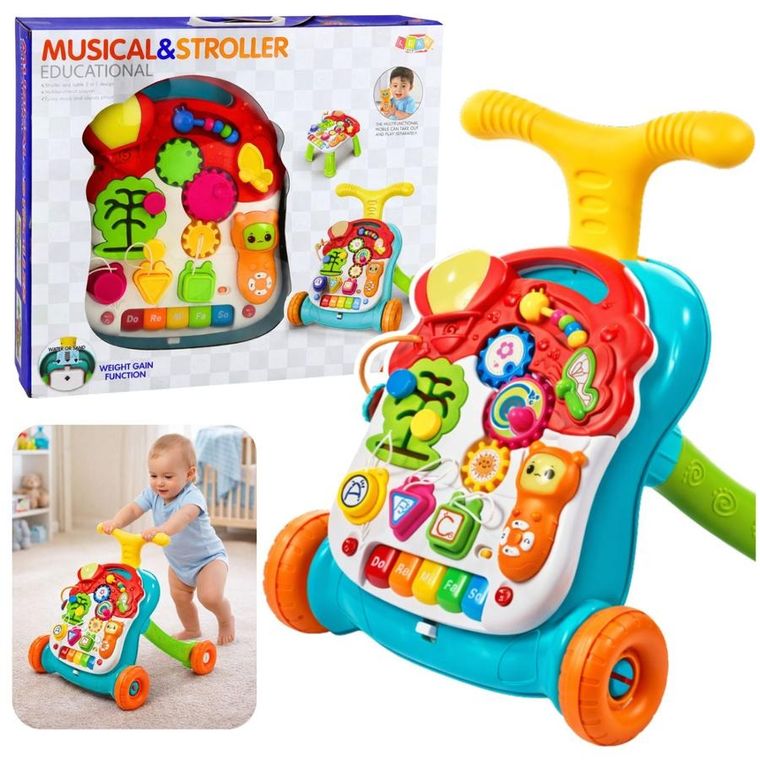 Lean Toys, pchacz, stolik edukacyjny, interaktywny, 5w1