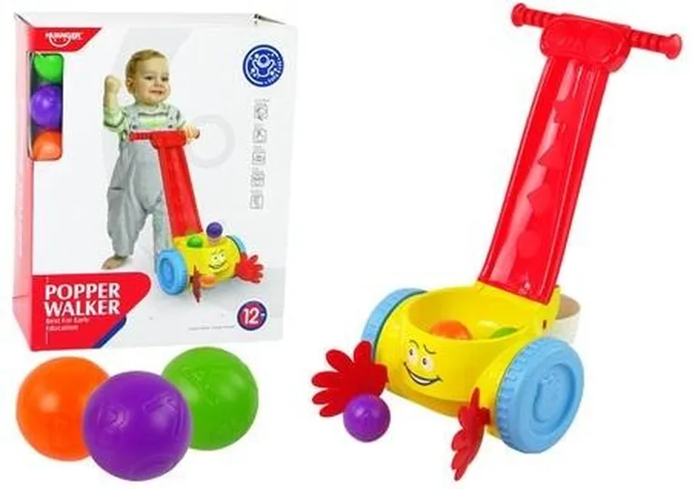 Lean Toys, pchacz, zbieracz piłek