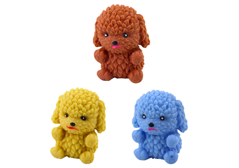 Lean Toys, piesek, gumowy gniotek