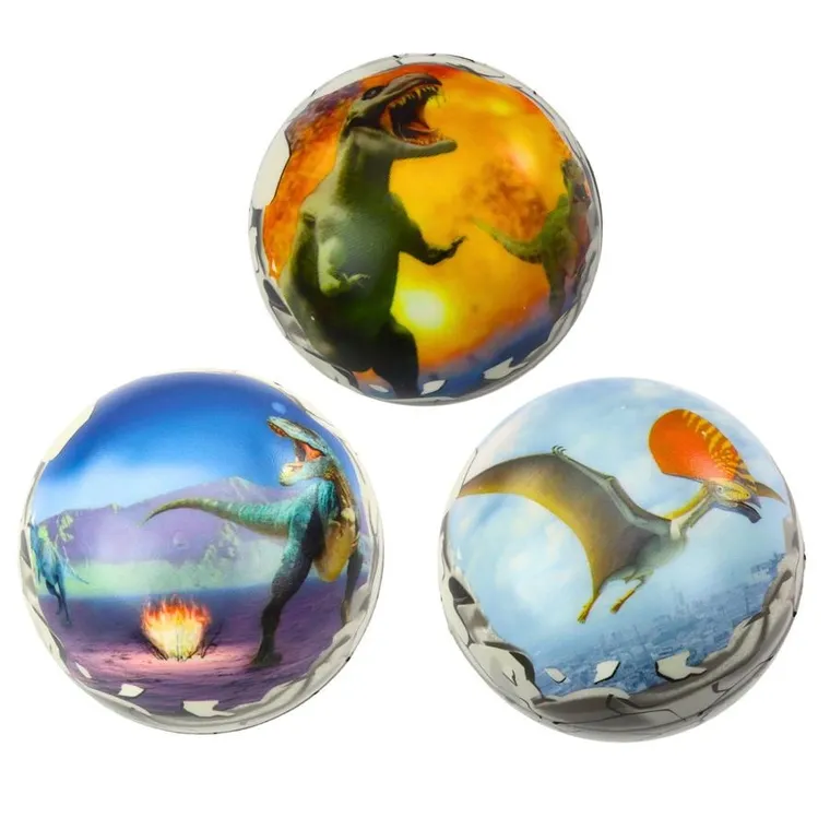 Lean Toys, piłeczka antystresowa, Dinozaury 7 cm, 1 szt.