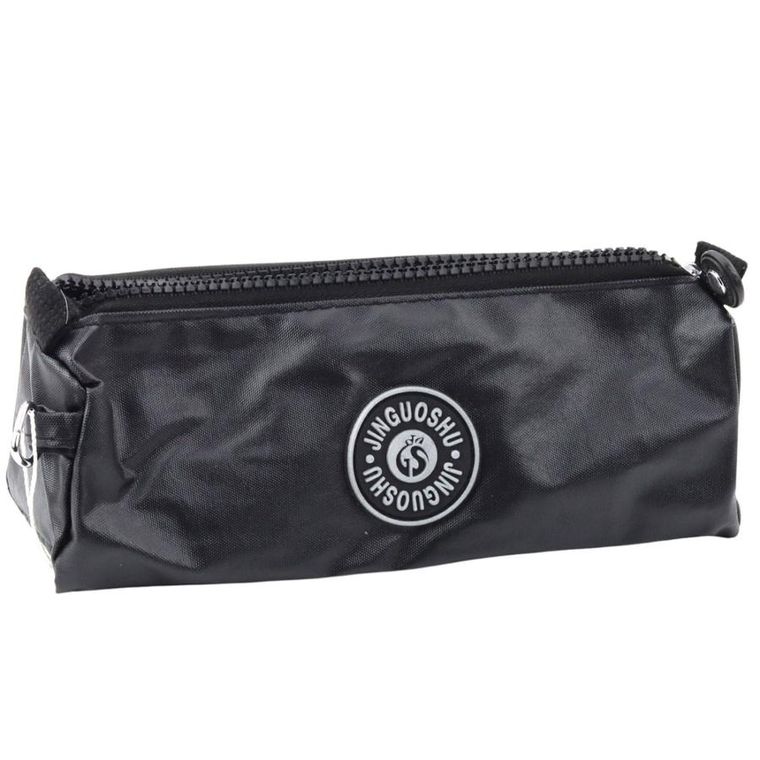 Lean Toys, piórnik saszetka, czarny, 21,5 cm