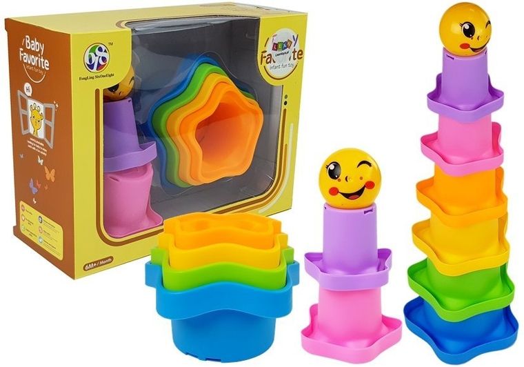 Lean Toys, piramidka z kubeczków