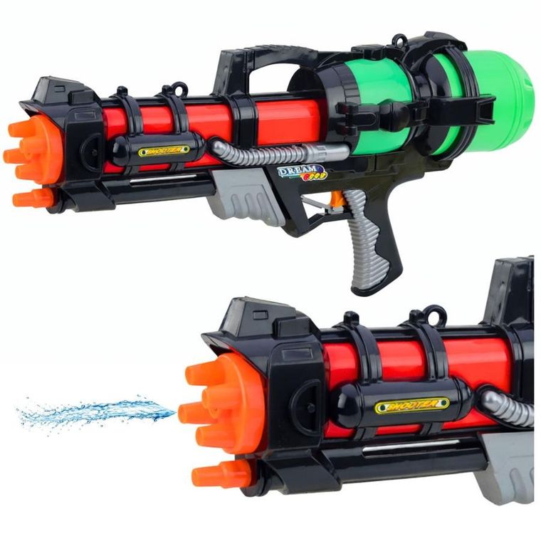 Lean Toys, pistolet na wodę, pompowany mechanicznie, 1250 ml, 60 cm