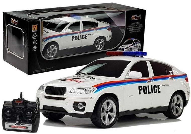 Lean Toys, Policja Coupe, pojazd zdalnie sterowany, 1:14