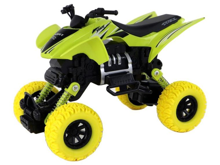 Lean Toys, Quad XC, pojazd terenowy, zielony