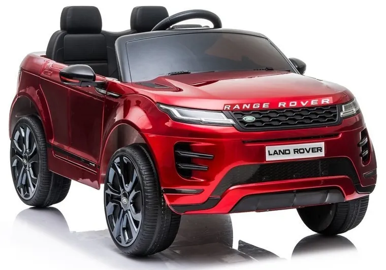 Lean Toys, Range Rover Evoque, pojazd na akumulator, czerwony, lakierowany