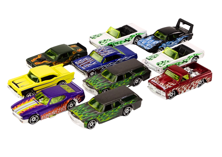 Lean Toys, resorak, metalowy pojazd wyścigowy, 1:64, 1 szt.