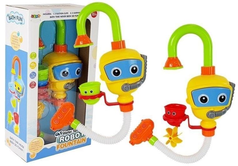 Lean Toys, robot nurek, zabawka do kąpieli