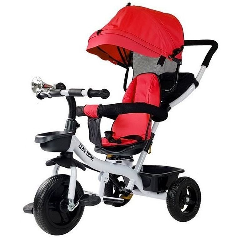 Lean Toys, rower trójkołowy, PRO300, czerwony