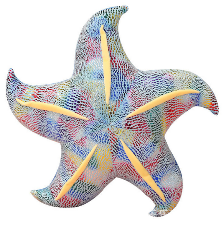 Lean Toys, rozgwiazda, poduszka maskotka, niebieska, 20 cm