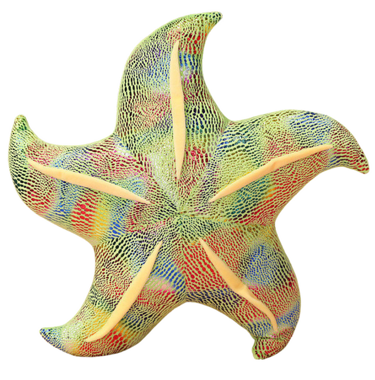 Lean Toys, rozgwiazda, poduszka maskotka, zielona, 45 cm