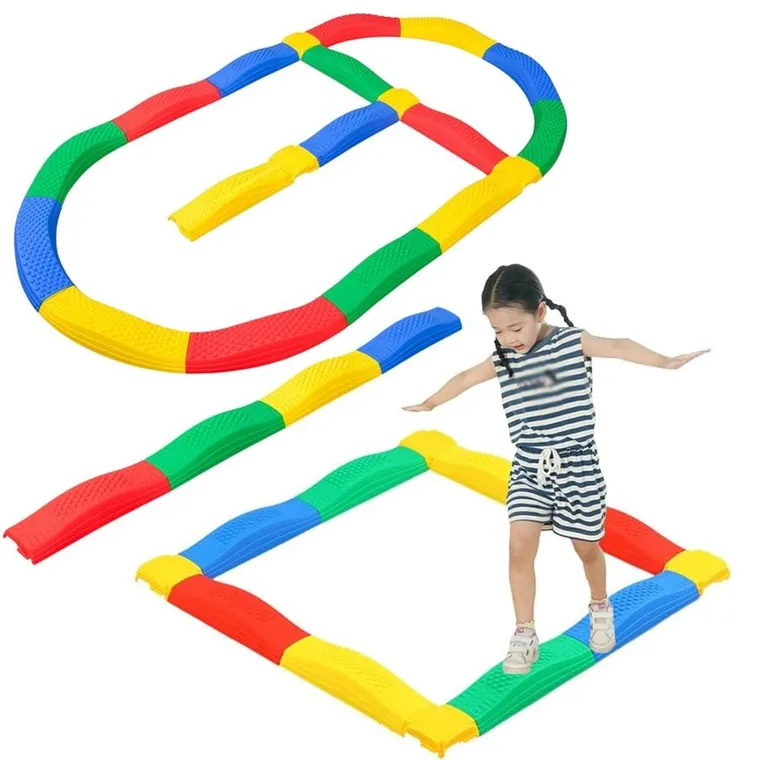 Lean Toys, ścieżka sensoryczna, deski równoważne, 16 desek