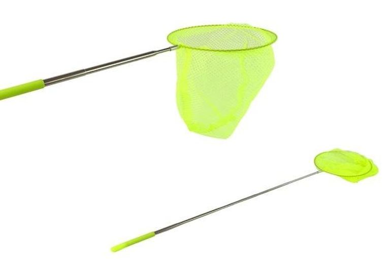 Lean Toys, siatka na motyle teleskopowa, żółta, 85 cm