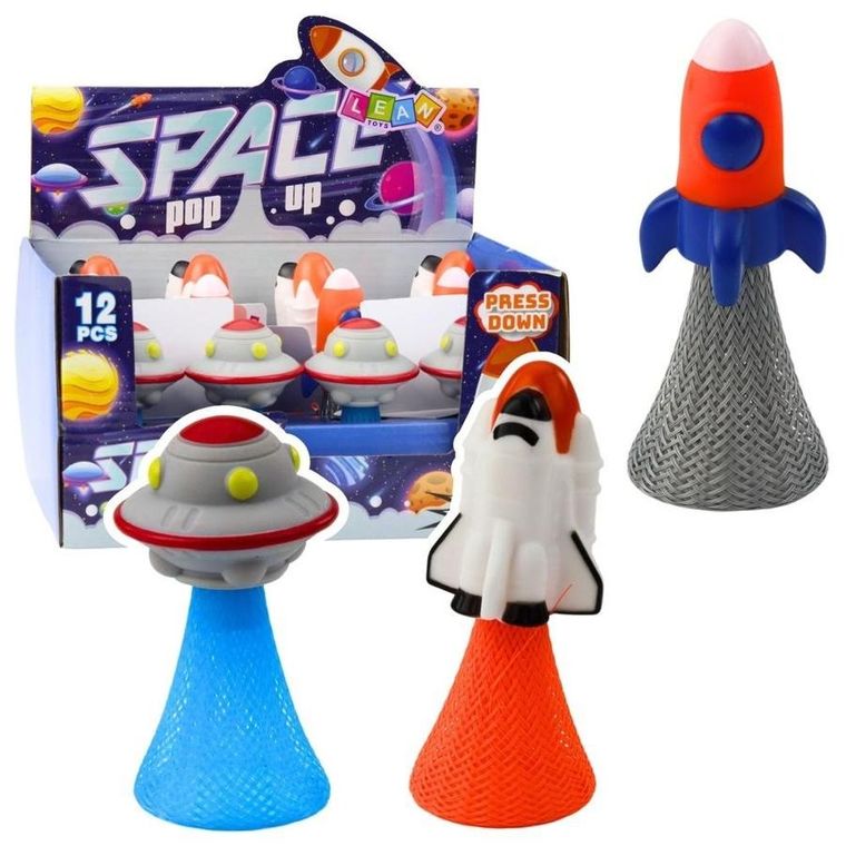 Lean Toys, skaczący statek kosmiczny, 11 cm mix