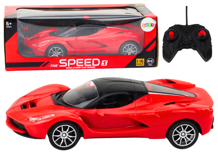 Lean Toys, Speed, pojazd zdalnie sterowany, czerwony, 1:15
