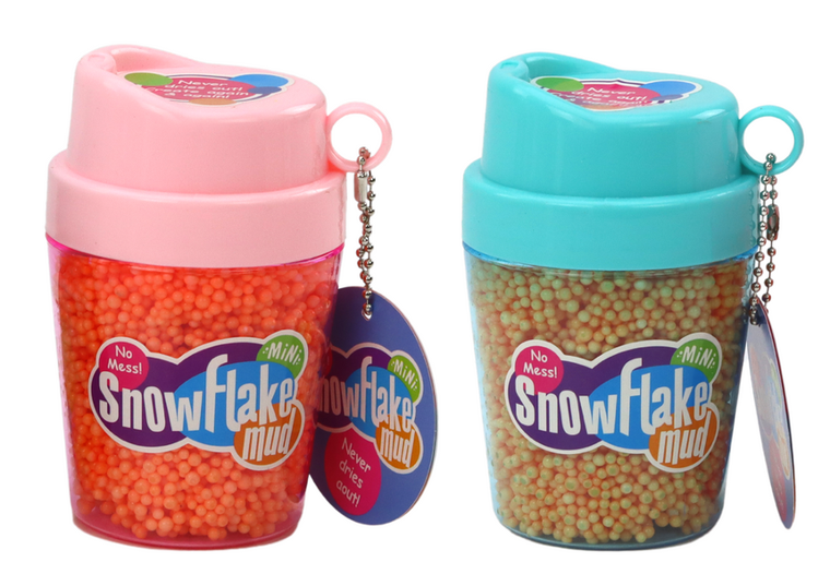 Lean Toys, Squishy, kulki styropianowe, masa plastyczna, pomarańczowy, 1 szt.