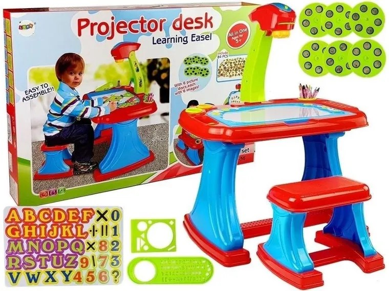 Lean Toys, stolik edukacyjny z projektorem
