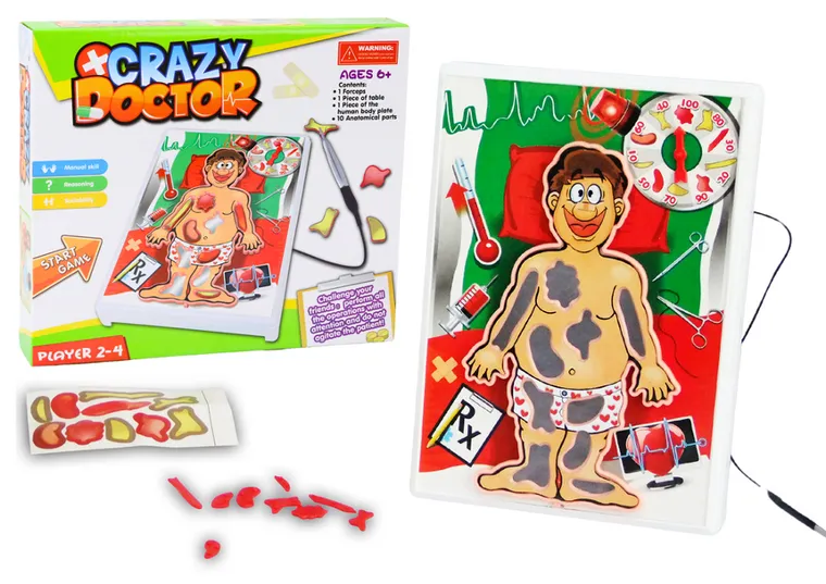 Lean Toys, Szalony Doktor, Operacja, gra zręcznościowa