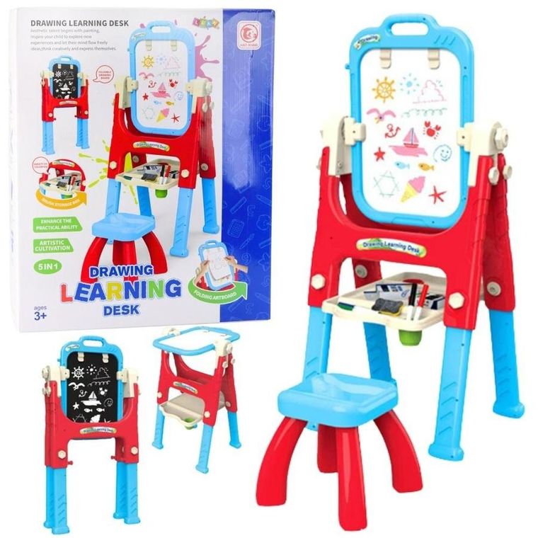 Lean Toys, tablica edukacyjna, 5w1 wi elofunkcyjna