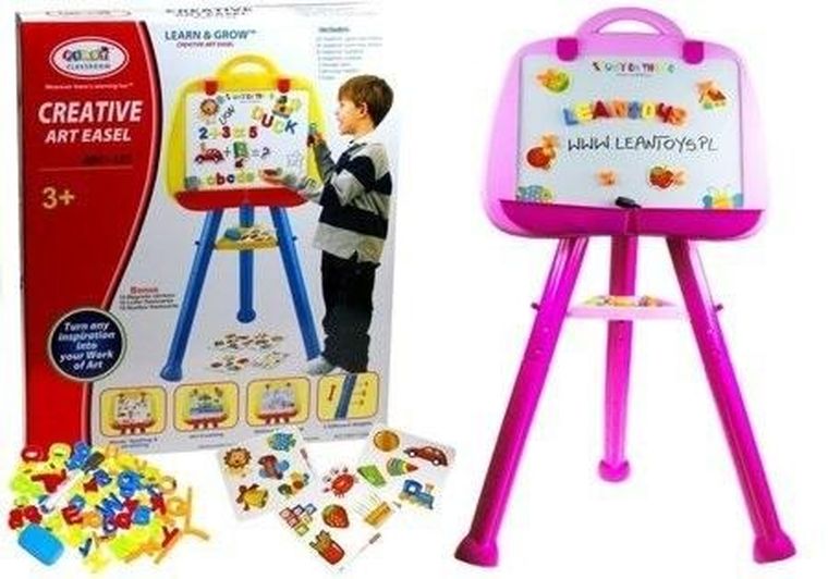 Lean Toys, tablica magnetyczna, stojąca + pisak