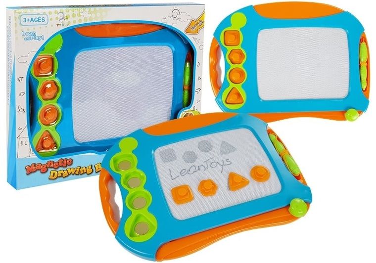 Lean Toys, tablica magnetyczna z pieczątkami na magnes