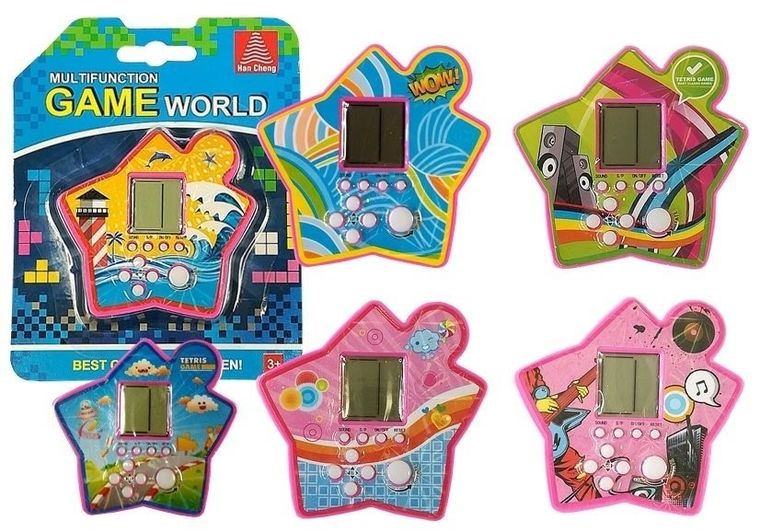 Lean Toys, Tetris Gwiazdka, gra elektroniczna, kieszonkowa