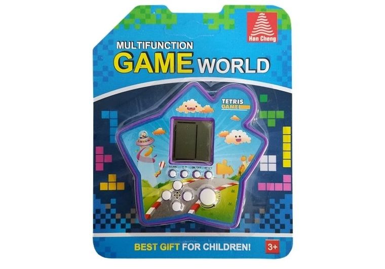 Lean Toys, Tetris, gwiazdka, gra elektroniczna, kieszonkowa