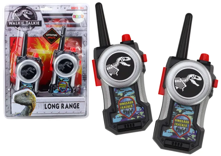 Lean Toys, Tropiciel Dinozaurów, walkie-talkie, zasięg 30-80 m
