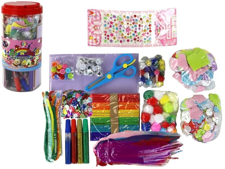 Lean Toys, zestaw artystyczny w słoiku