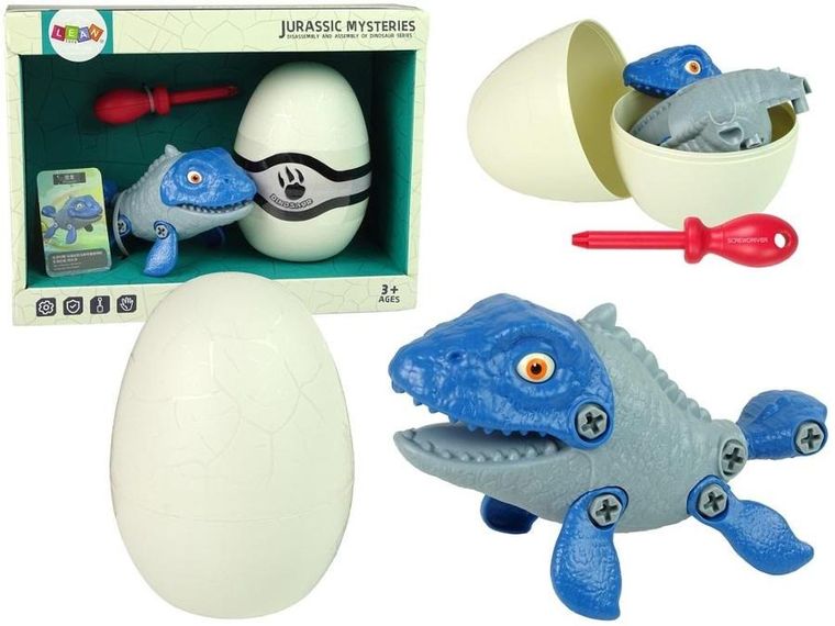 Lean Toys, zestaw Dinozaur Mosasaur z jajkiem, DIY