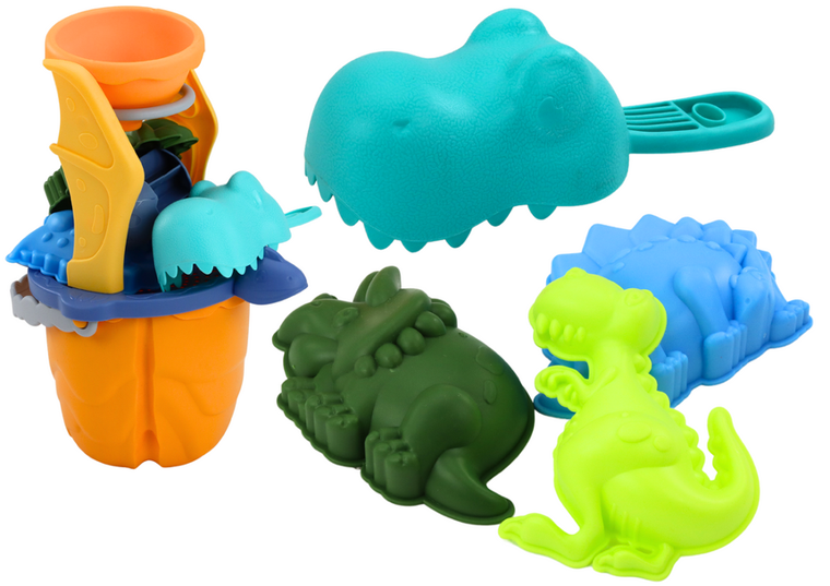 Lean Toys, zestaw do piasku, 7 elementów