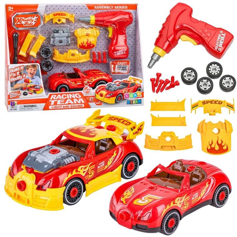 Lean Toys, zestaw do tunningu auta z wkrętarką