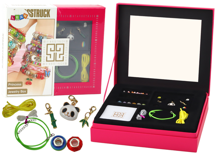 Lean Toys, zestaw do tworzenia biżuterii ze szkatułką