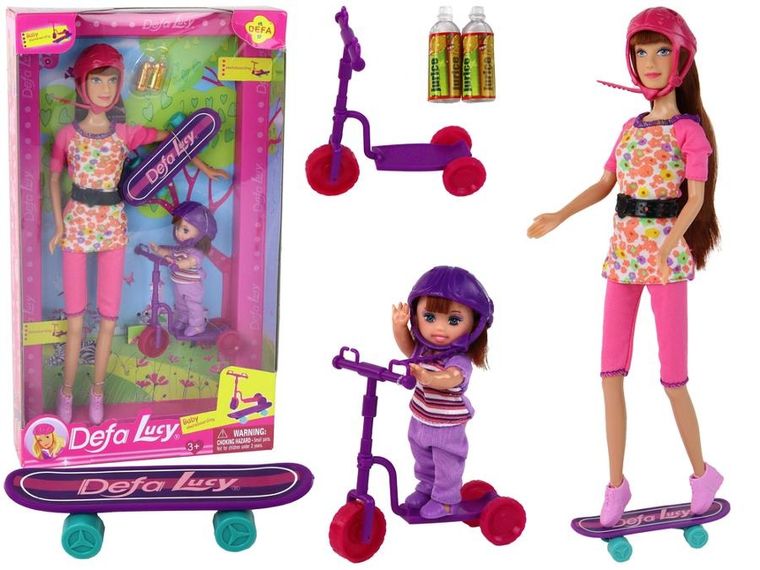 Lean Toys, zestaw lalek z akcesoriami