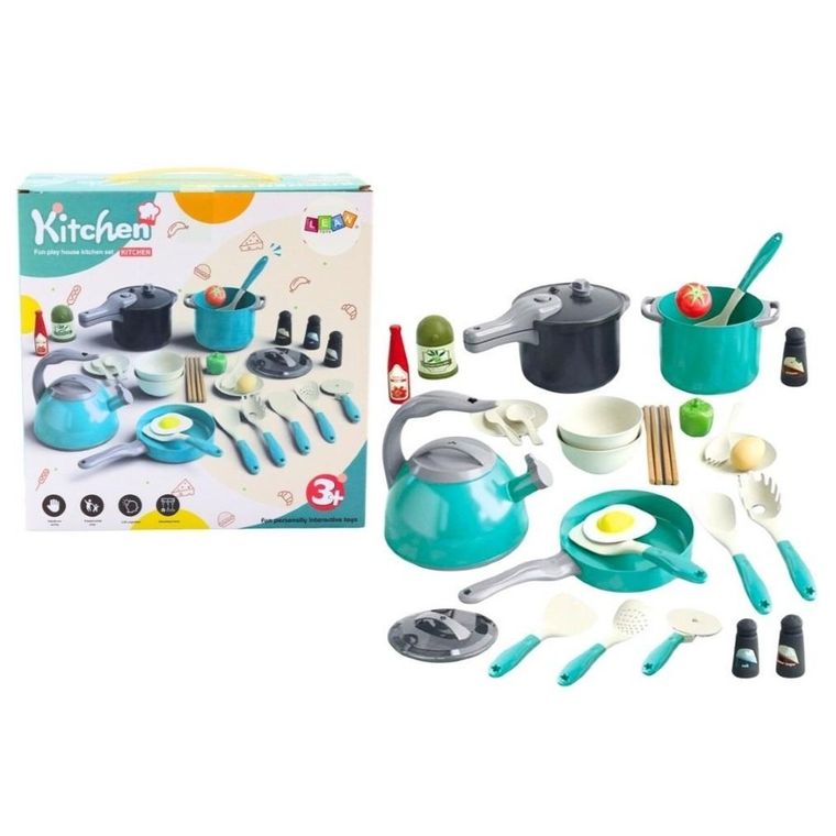 Lean Toys, zestaw małego kucharza, 33 elementy