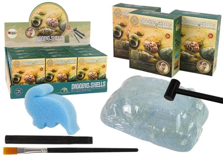 Lean Toys, zestaw wykopaliska, skorupy, muszle