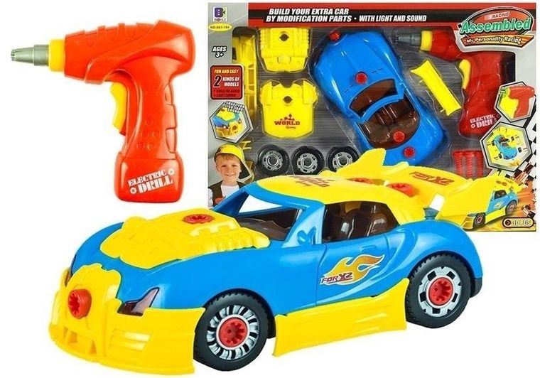 Lean Toys, Zmodyfikuj auto, zestaw do rozkręcania