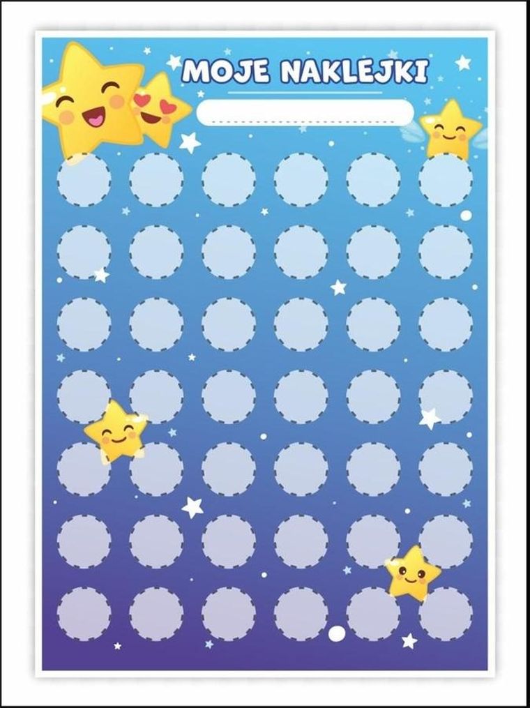 LearnHow, karty motywacyjne, Gwiazdki, 5 szt.