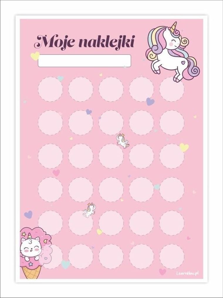 LearnHow, karty motywacyjne, jednorożce