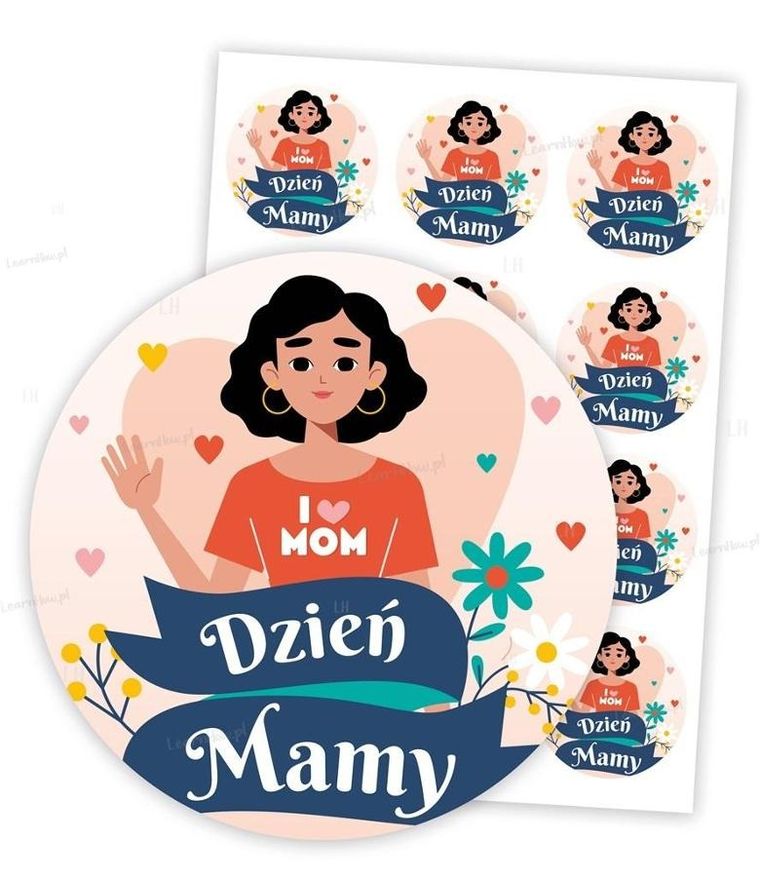 Learnhow, naklejki na Dzień Mamy