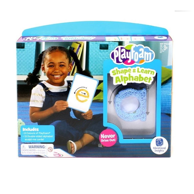 Learning Resources, Playfoam, masa piankowa, zestaw do nauki alfabetu