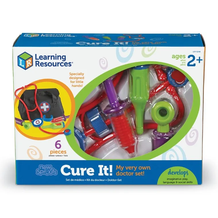 Learning Resources, zestaw Małego Lekarza, torba z narzędziami