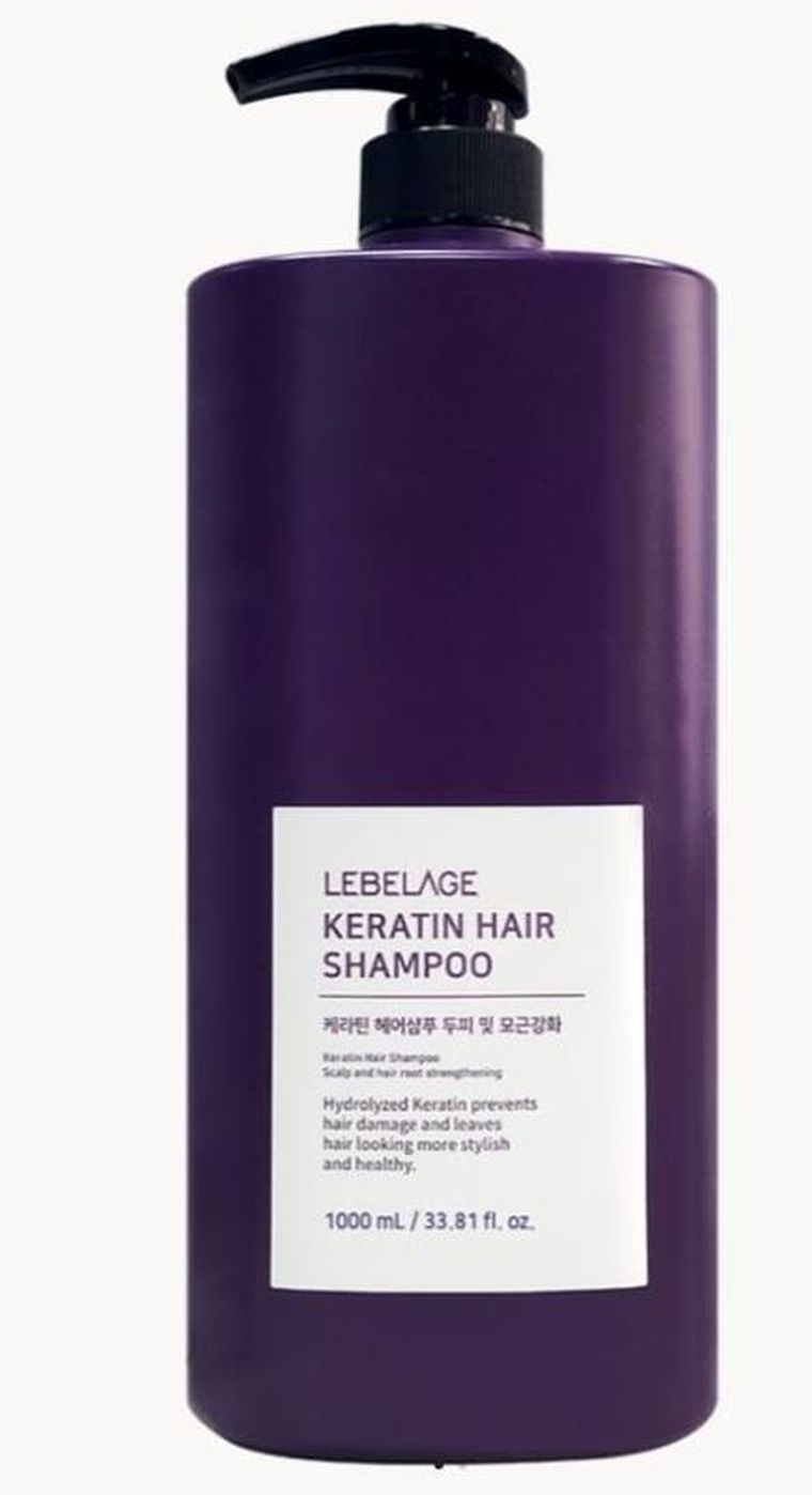 Lebelage, Keratin, szampon do włosów, 1000 ml