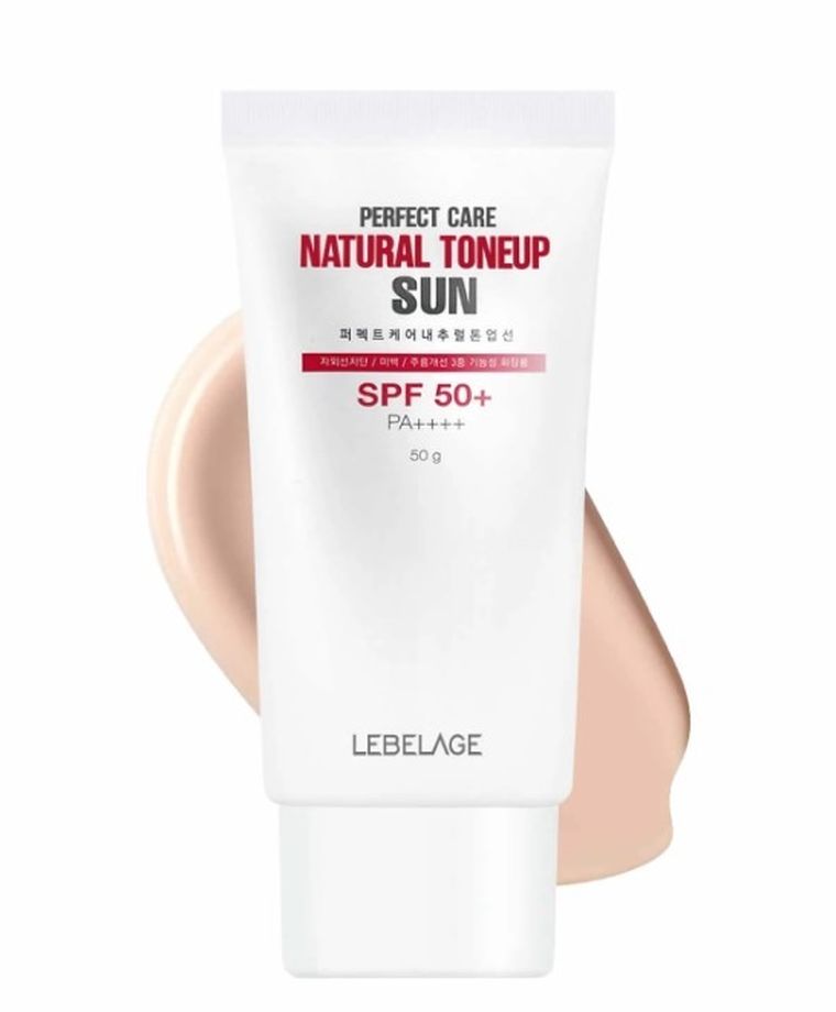 Lebelage, Perfect Care Natural Tone Up Sun, krem do twarzy SPF 50+